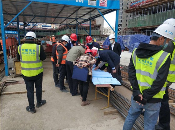 明珠监理严谨对待工地建设每道环节