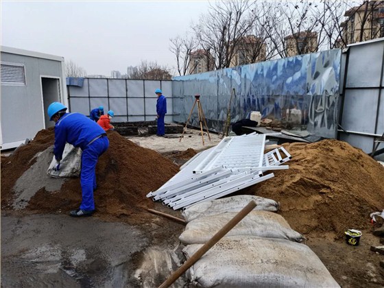 项目初期箱变基础施工