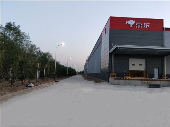 京东德州齐河项目进入收尾阶段施工