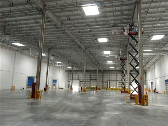京东齐河物流园场区内部效果