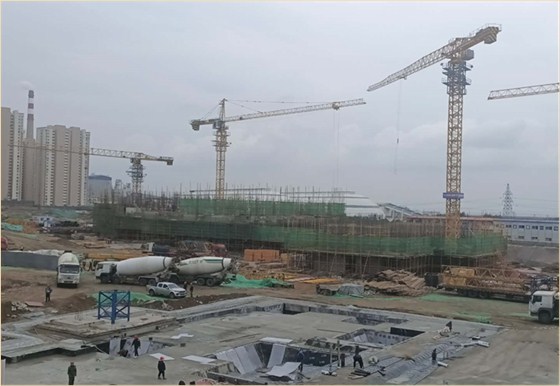 市北区集中安置住房北区6、7#楼施工现场 市北区集中安置住房北区6、7#楼施工现场