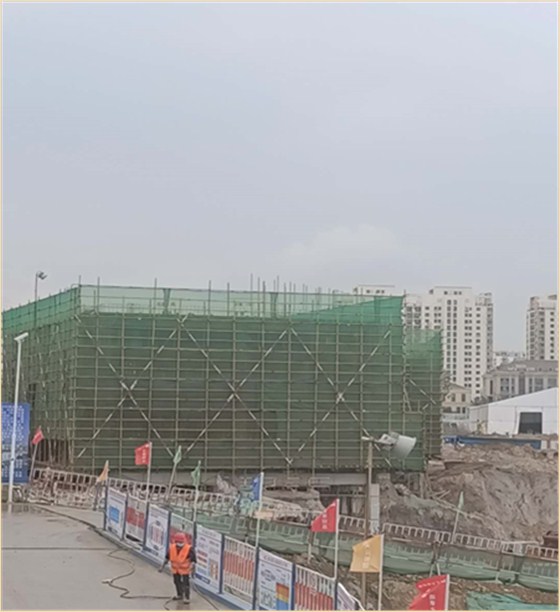 北区售楼处施工现场