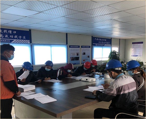 疫情防控知识交底会现场 疫情防控知识交底会现场