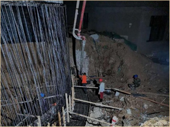 园区墙体浇筑 园区墙体浇筑