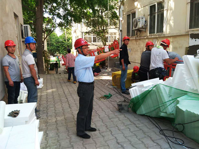 明珠监理刘工现场巡检