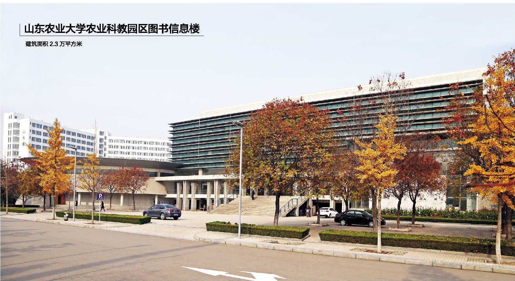 山东农业大学农业科教园区图书信息楼 山东农业大学农业科教园区图书信息楼
