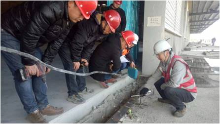 京东齐河项目部监理巡视现场抓拍