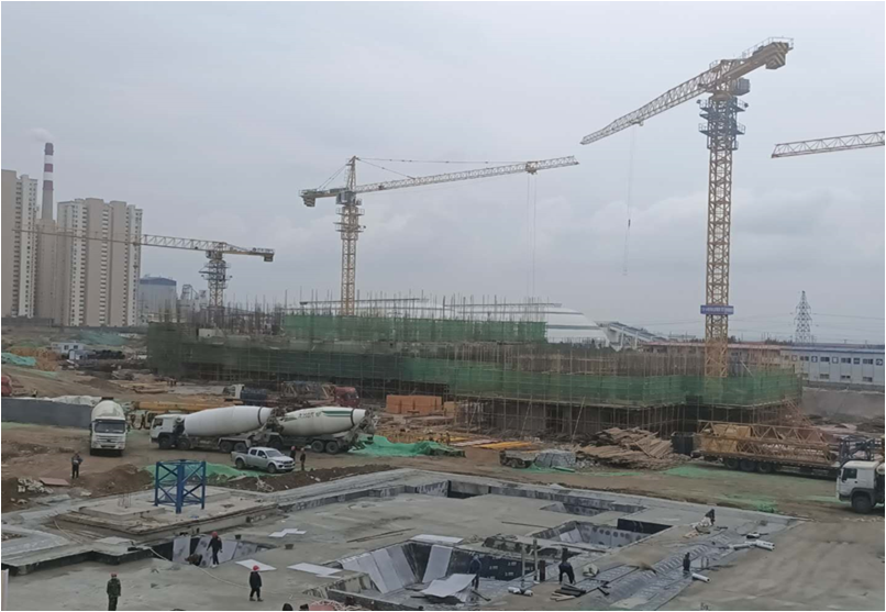 市北区集中安置住房北区6、7#楼施工现场