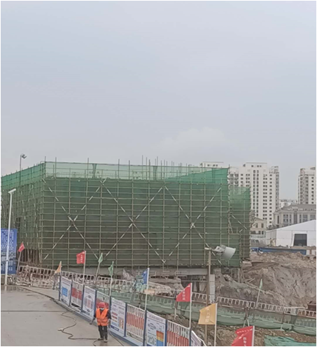 北区售楼处施工现场