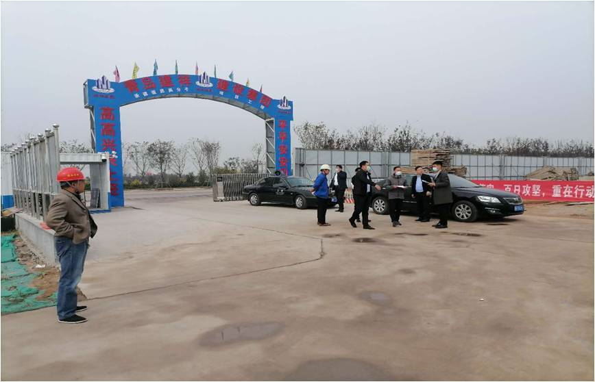 工信局领导到道恩高分子新材料项目调研