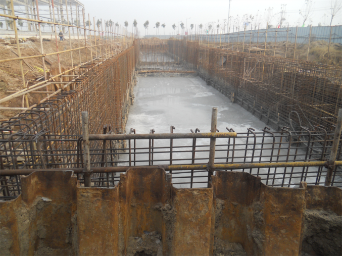 胶州日日顺项目监理消防水池工作受到表扬