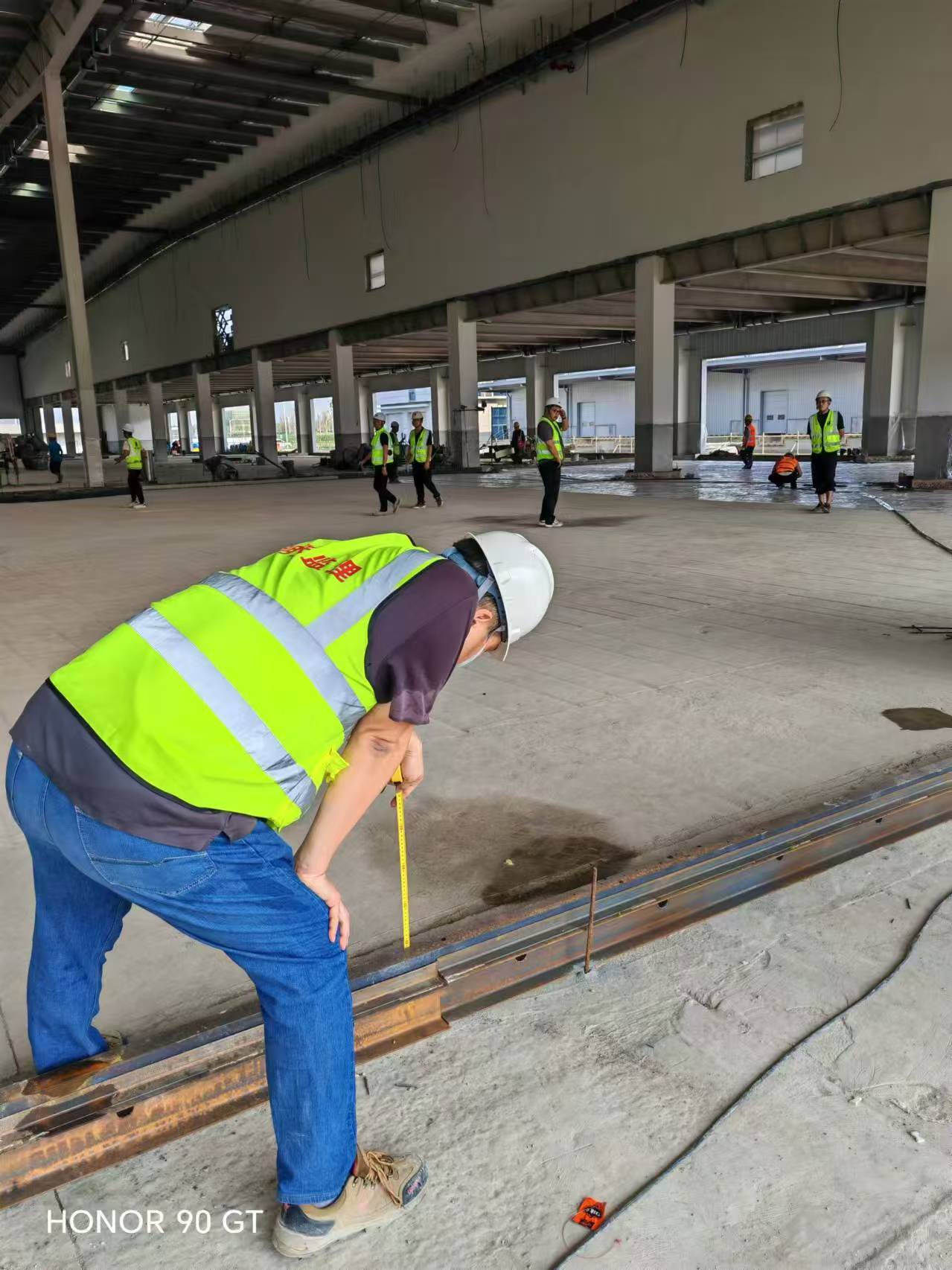 明珠监理｜《德邦智慧物流产业园 2# 库地坪浇筑准备就绪》